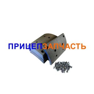 Накладка тормозной колодки (220мм) к-т на ось 8шт+заклепки 5440-3502105-021 Накладка тормозной колодки (220мм) к-т на ось 8шт+заклепки 5440-3502105-021
