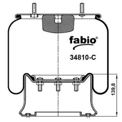 Пневмоподушка 810mb стальной стакан Пневмоподушка 810mb стальной стакан