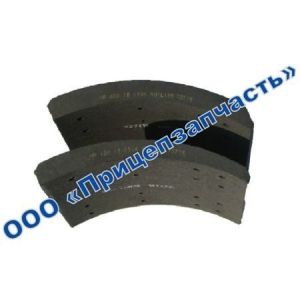 Накладка тормозной колодки L1 А3835 ось 12 тонн