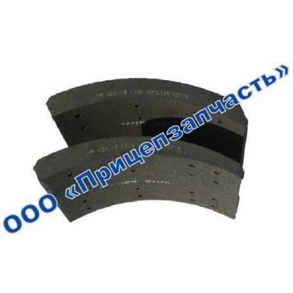 Накладка тормозной колодки L1 А3835 ось 12 тонн