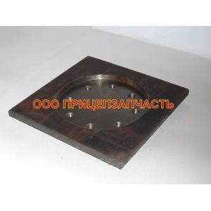 Плита установочная шкворня ЧМЗАП 5524-2704050-10 Плита установочная шкворня ЧМЗАП 5524-2704050-10