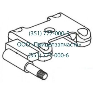 Площадка крепления рессоры правая с пальцем GIGANT 700179503